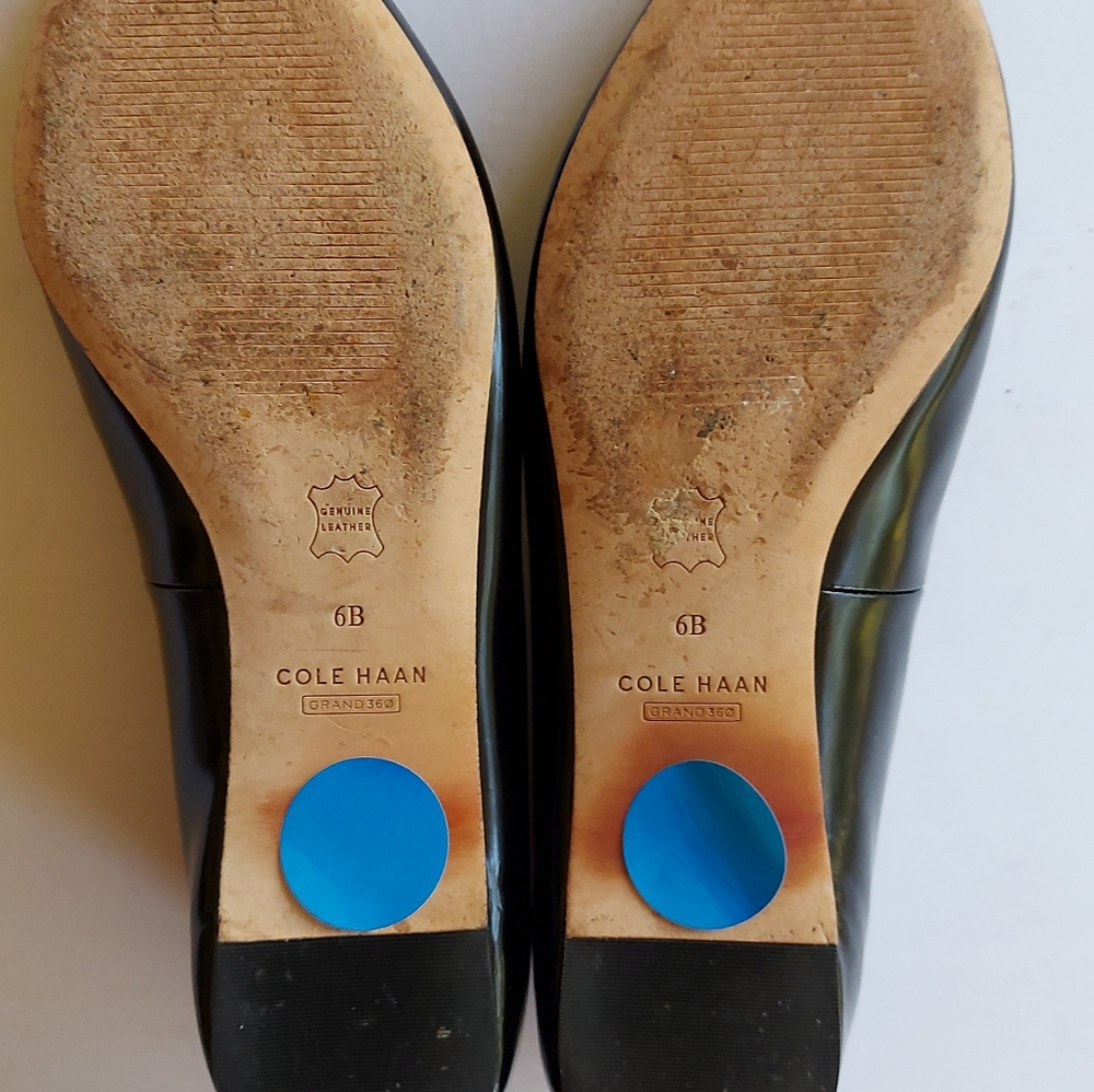 Cole Haan women's leather pointed-toe ballet flats, Brenna Skimmer, size 6 B - Picture 3 of 8